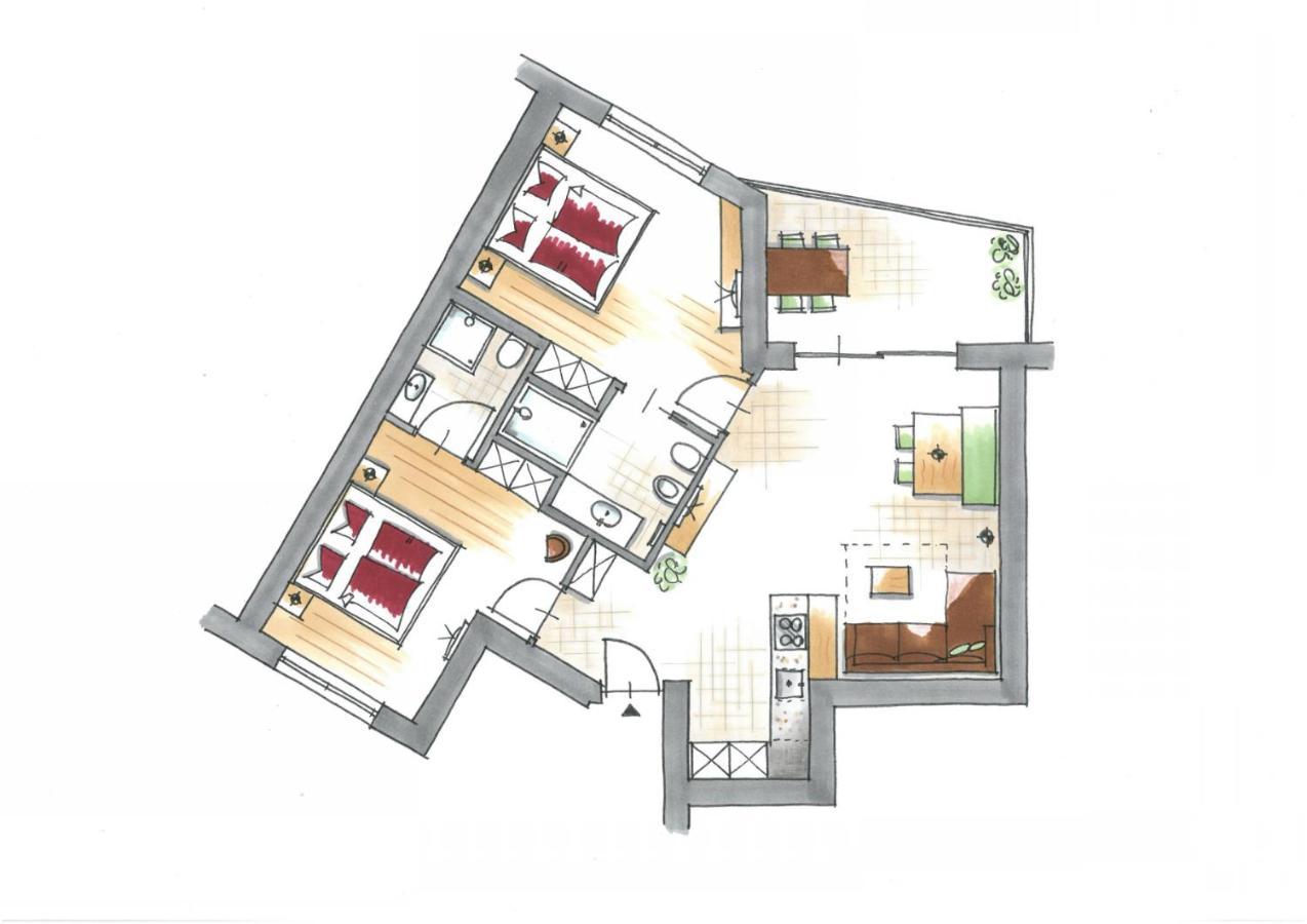 Apartmán Nofnerhof Appiano Sulla Strada Del Vino Exteriér fotografie
